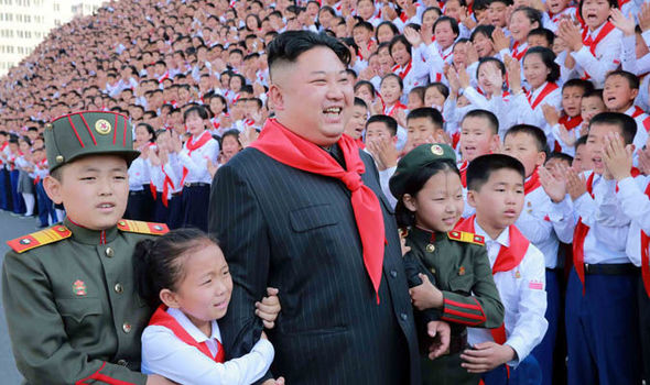 kanak kanak di korea utara