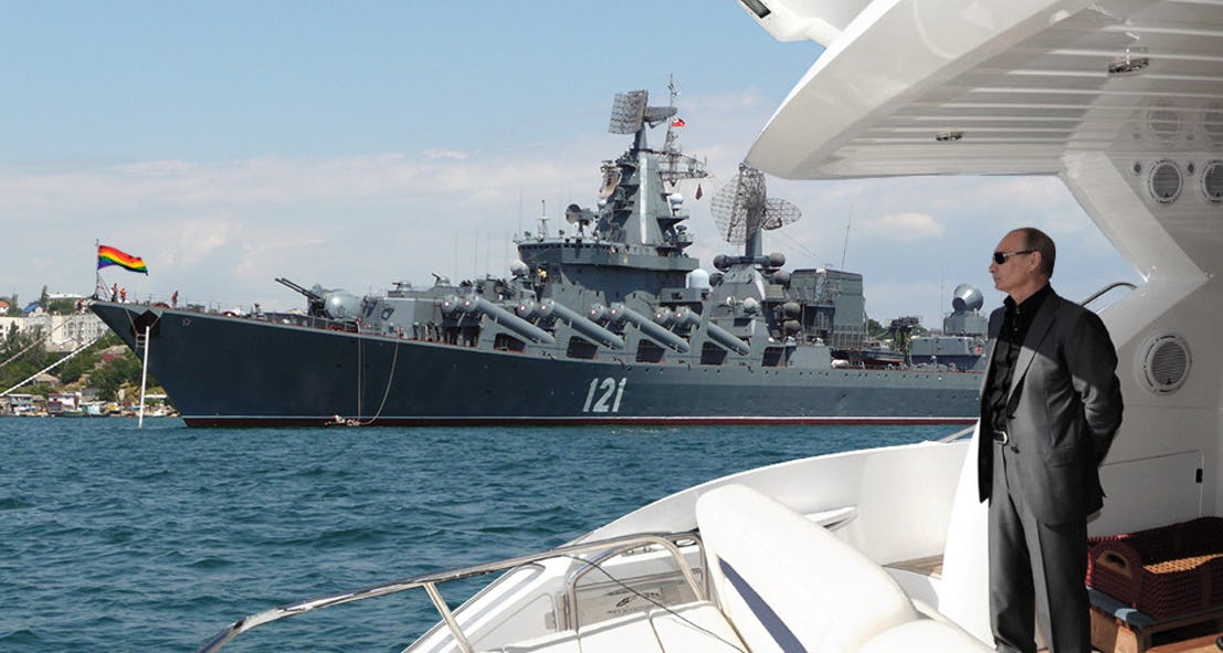 kapal layar hadiah roman abramovich kepada vladimir putin