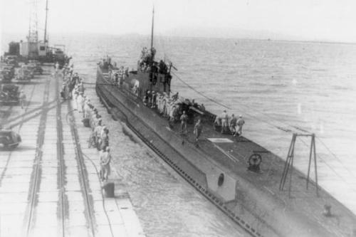 kapal selam jepun di malaya ketika perang dunia kedua