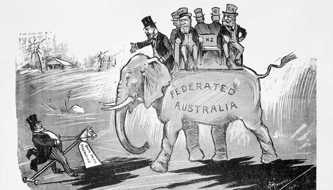 kartun tentang penggabungan australia dan new zealand