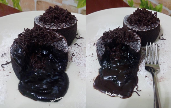 kek coklat lava