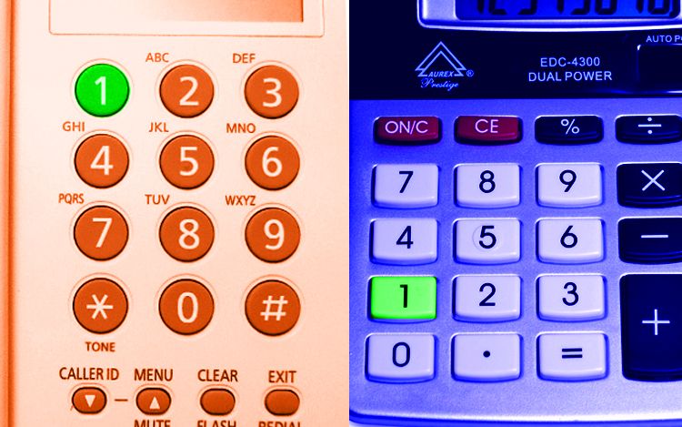 kenapa butang kekunci telefon kalkulator tak sama susunan 804