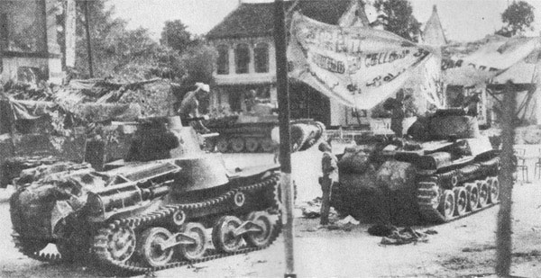 kereta kebal jepun type 95 dan type 97 di bandar sekitar malaya sekitar dis 1941 feb 1942