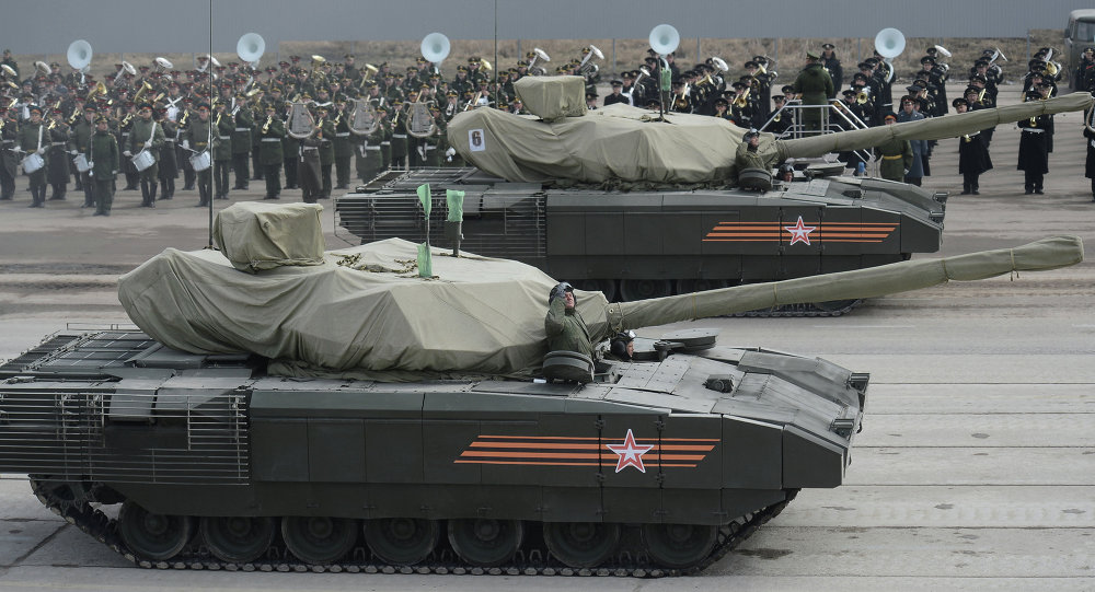 kereta kebal t 14 armata rusia