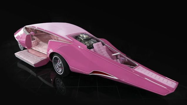 kereta pink panther