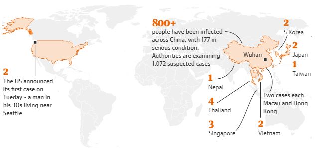 kes coronavirus di seluruh dunia
