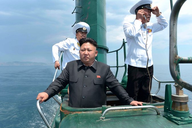 kim jong un dalam kapal selam korea utara