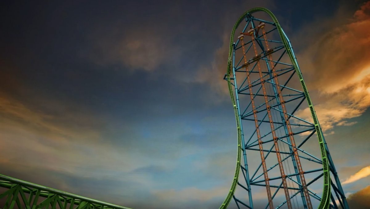 kingda ka roller coaster paling tinggi di dunia