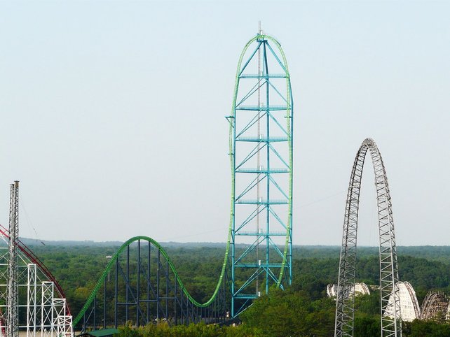 kingda ka roller coaster tertinggi di dunia