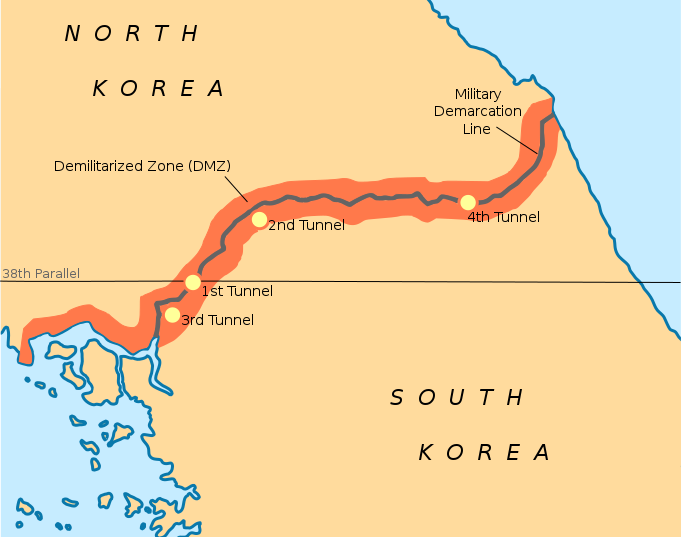 korea utara dan korea selatan sempadan negara paling bahaya di dunia