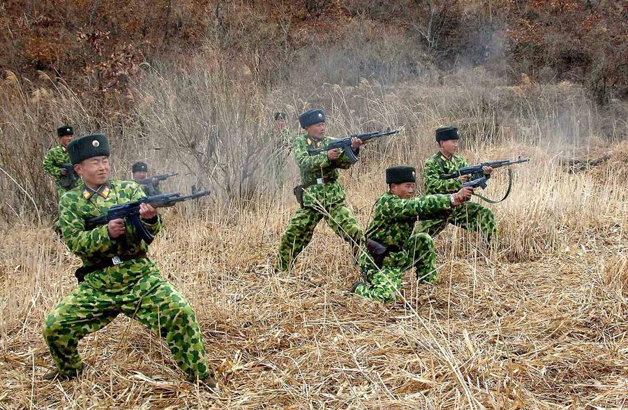 latihan tentera kore utara
