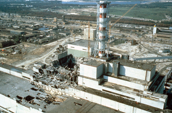 letupan kilang chernobyl