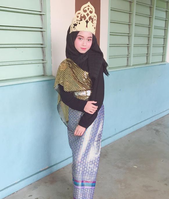 liya maisarah height tinggi ketinggian tudung spm