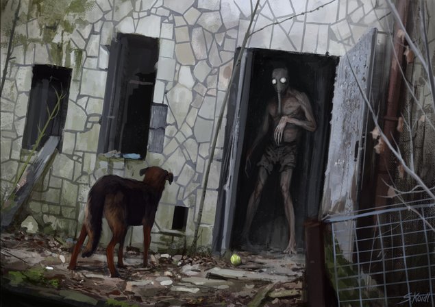 lukisan menakutkan di chernobyl