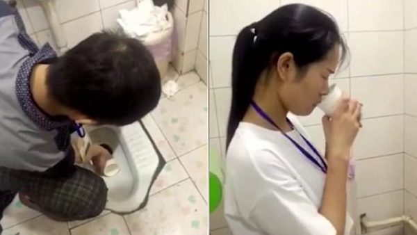 majikan kejam eksplotasi tindas pekerja paksa minum air tandas