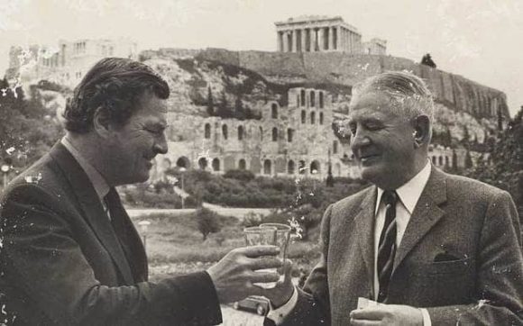 mejar leigh fermor dan heinrich kreipe bertemu semula di greece pada 1972