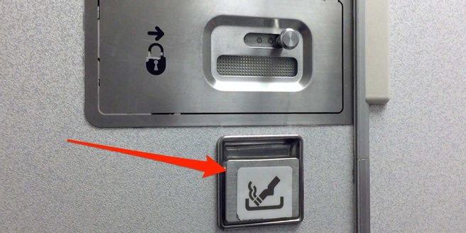 mengapa ada bekas abu rokok dalam pesawat jika merokok dilarang