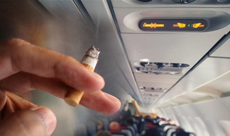 merokok dalam pesawat adalah dilarang