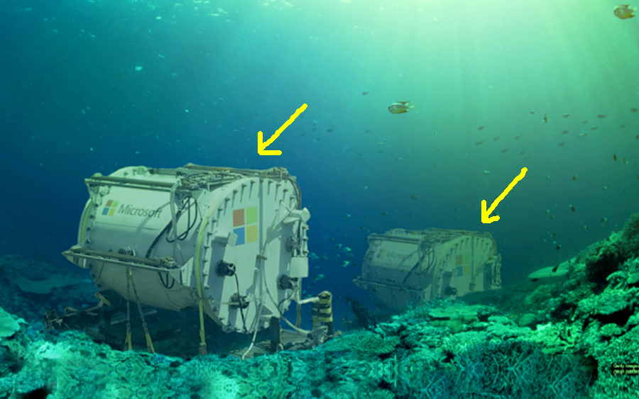 microsoft data center pengkalan data dalam laut