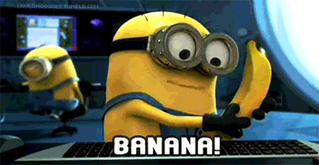 minion pun suka pisang
