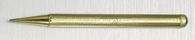 montblanc 14k gold pencil