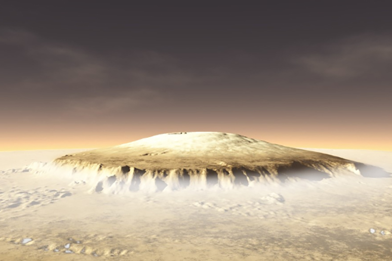 olympus mons gunung tertinggi dalam sistem suria 2