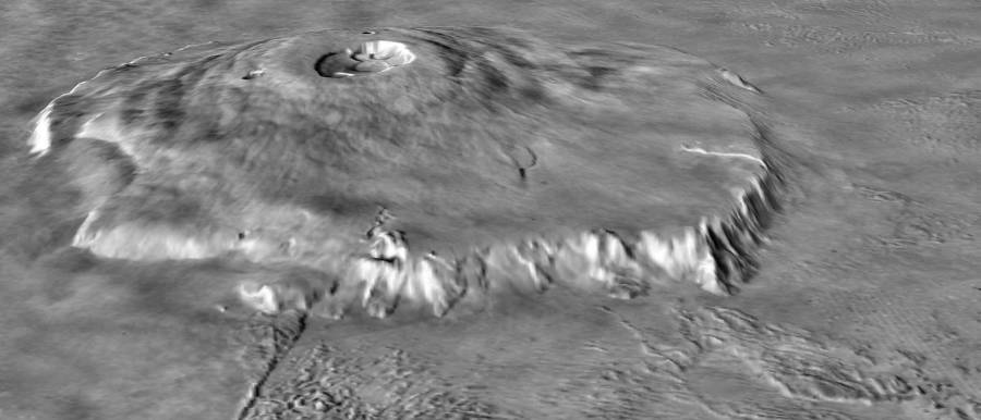 olympus mons gunung tertinggi dalam sistem suria 3