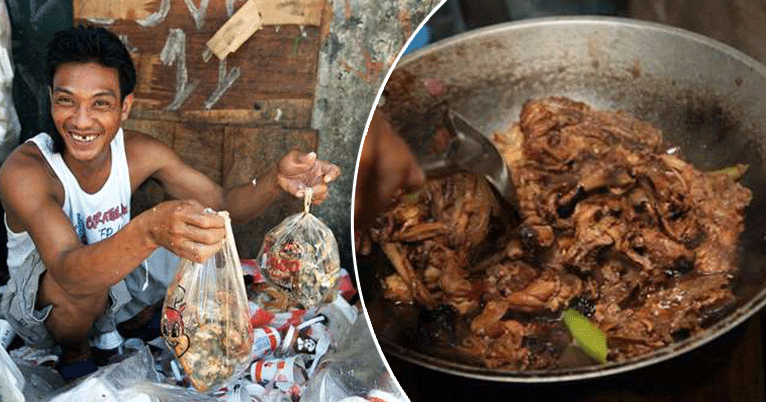 pagpag makanan sisa sampah filipina lebihan makanan terbuang hidangan