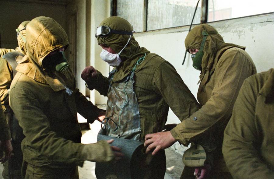 pekerja pembersihan chernobyl
