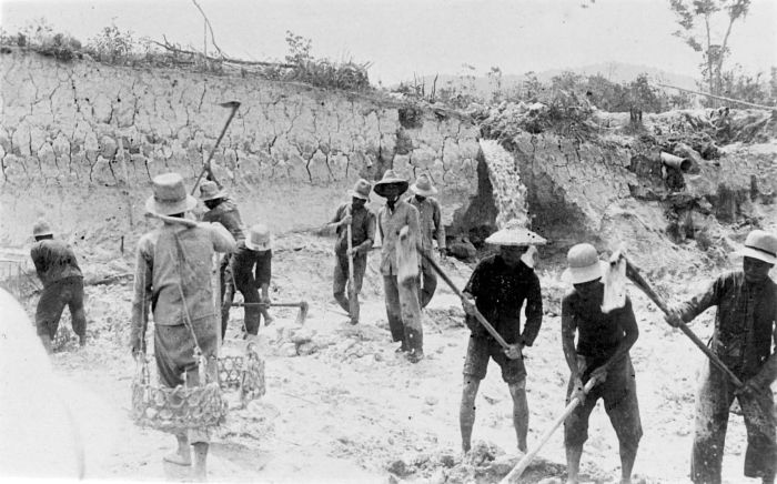 pekerja perlombongan bijih gimah
