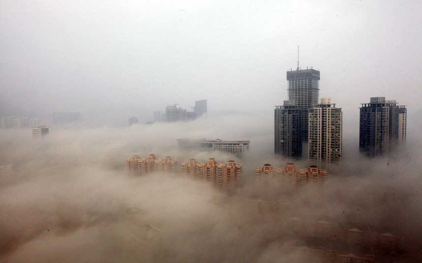 pencemaran udara di china