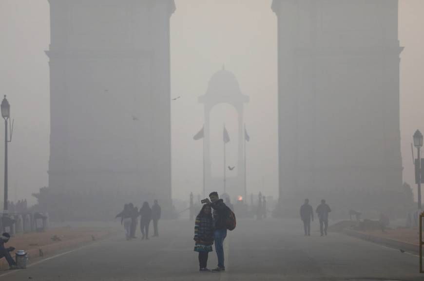 pencemaran udara di new delhi