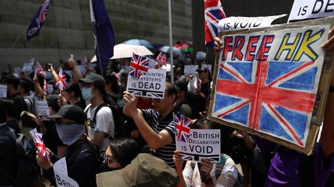 penduduk hong kong pro british