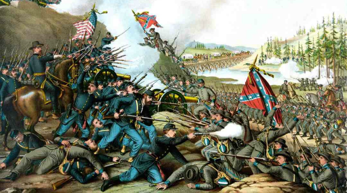 perang saudara amerika di antara kerajaan kesatuan dan kerajaan konfederasi