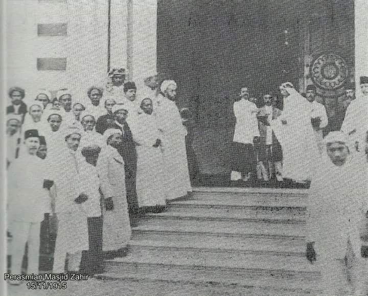 perasmian masjid zahir 1915