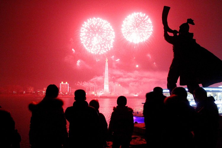 perayaan tahun baru di korea utara