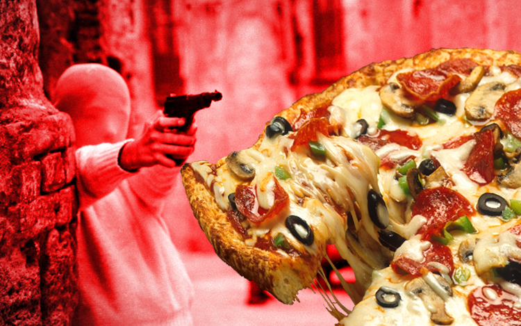 pergaduhan mafia kerana pizza
