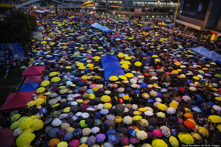 pergerakan payung atau umbrella movement oleh hong kong pada tahun 2014