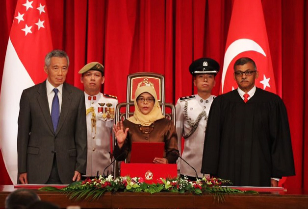 perlantikan halimah yacob sebagai presiden singapura