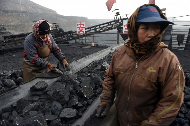 perlombongan arang batu di china