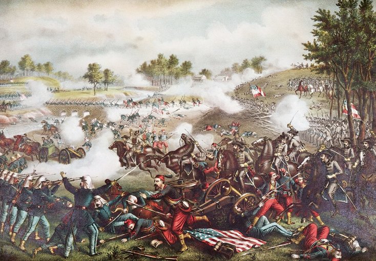 pertempuran bull run ketika berlangsungnya perang saudara amerika