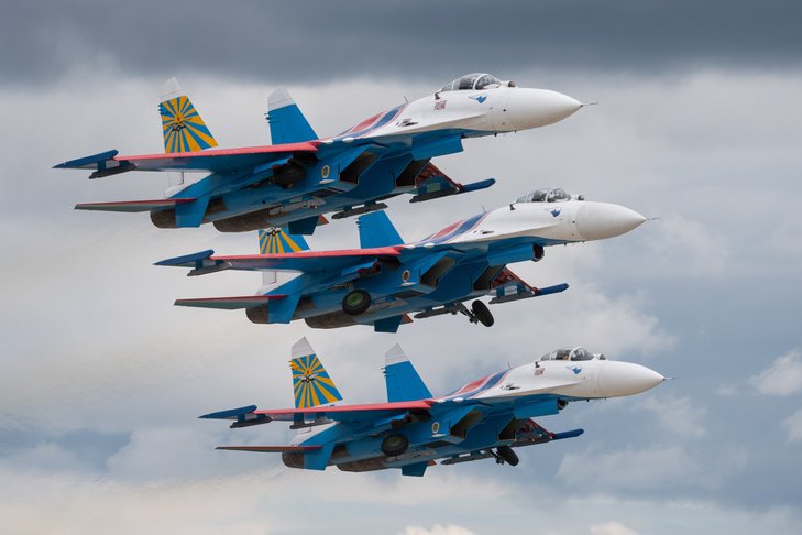 pesawat tentera udara rusia