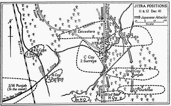 peta kedudukan tentera british di jitra