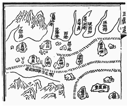 peta kerajaan pangkasuka zheng he