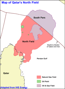 peta medan gas asli milik qatar