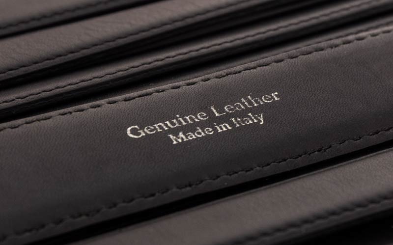produk genuine leather bukanlah berkualiti tinggi seperti full grain leather