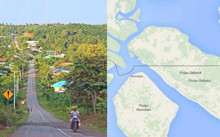 pulau sebatik pulau perkongsian malaysia indonesia