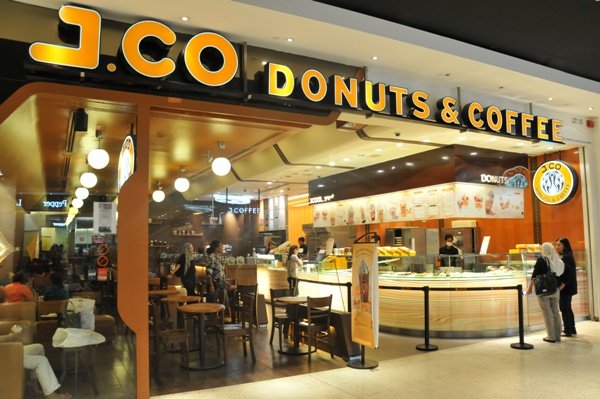 rangkaian kedai donut dan kopi j co berasal dari indonesia