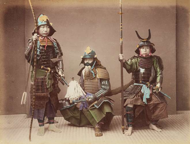 samurai baju besi tentera bangsawan