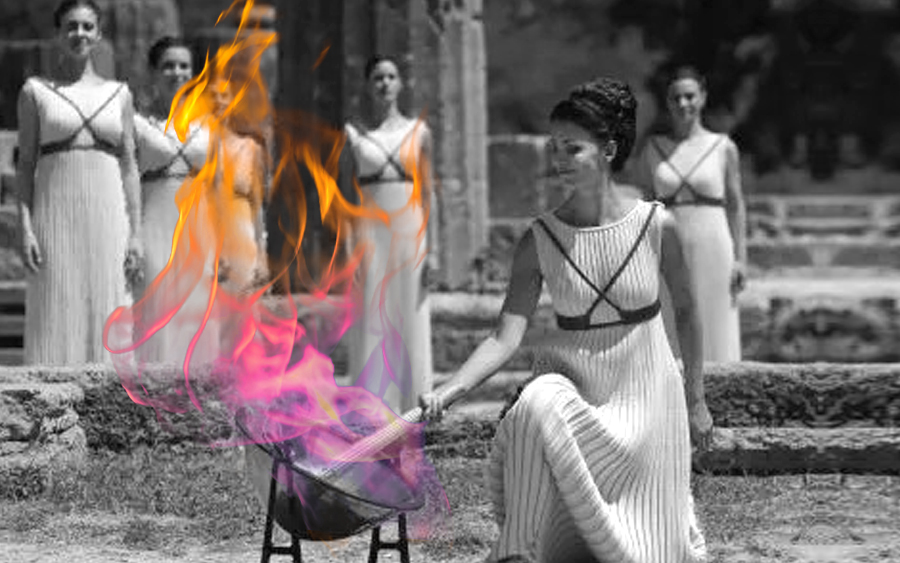 sejarah obor api olimpik dewa prometheus greek